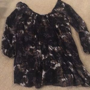 Tracy Reese long sleeve mini dress